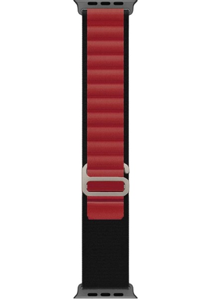 Apple Watch 38-40-41MM Krd-26 Alpine Çift Renkli Bordo Kordon fiyatları