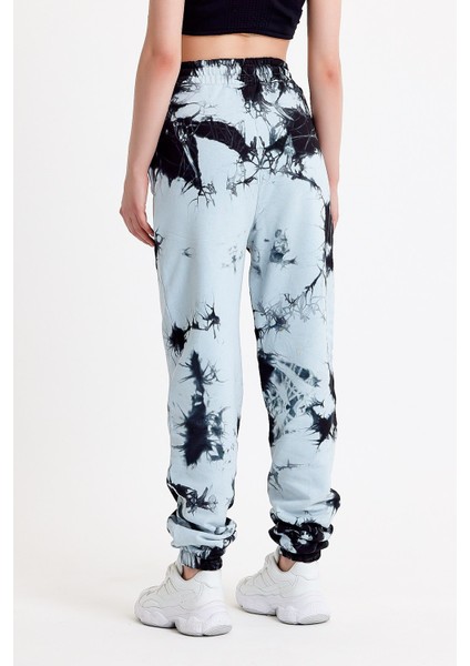 Batik Yıkamalı Mavi Kadın Eşofman Altı indirimleri