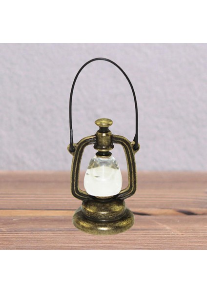 Dollhouse Retro Yağ Lambası Minyatür 1: 3-6 Yaşında Pirinç İçin Sahne (Yurt Dışından) fırsatları