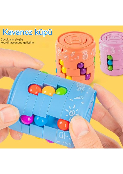 Dönen Fasulye Rubik Küpü Çocuk Oyuncak (Yurt Dışından)