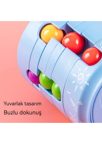 Dönen Fasulye Rubik Küpü Çocuk Oyuncak (Yurt Dışından)