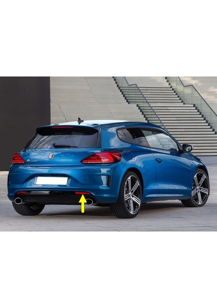 Vw Scirocco R-Line 2015-2018 Arka Tampon Sağ Reflektörü 1K8945106B