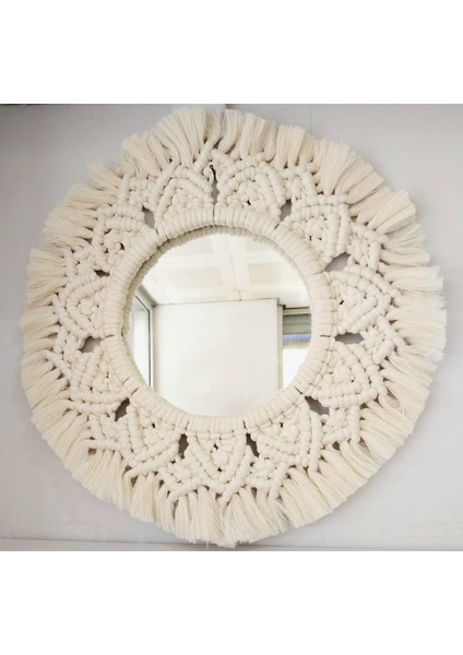 Dekoratif Makrome Ayna