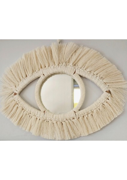 Makrome Göz Kasnak Ayna