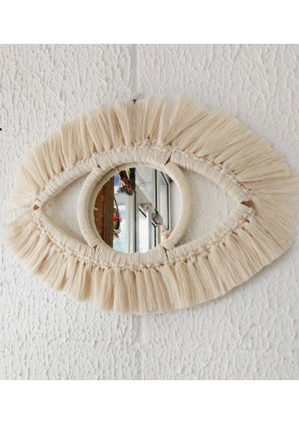 Makrome Göz Kasnak Ayna modelleri