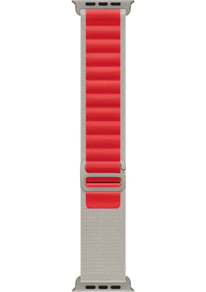 Apple Watch 38-40-41MM Krd-26 Alpine Çift Renkli Kırmızı Kordon fiyatları