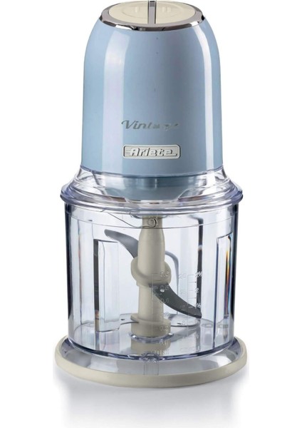 4 Bıçaklı Vintage Rondo Mavi