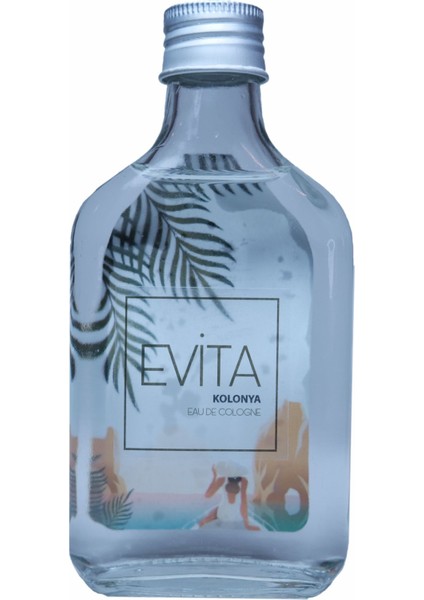Evita Kolonya 200 ml Cam Şişe / Kutulu