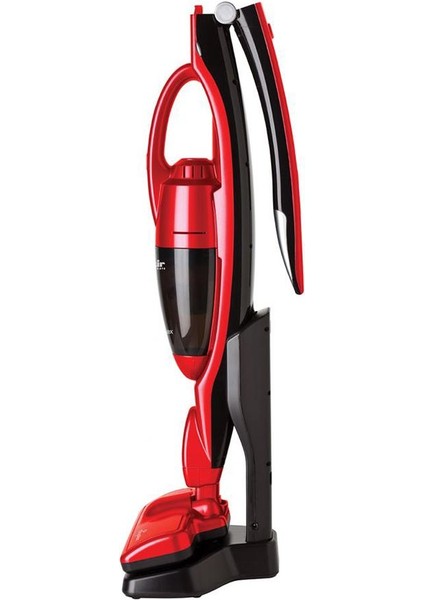 Duplex Cyclonic 2in1 12V Dikey Şarjlı Süpürge - Kırmızı