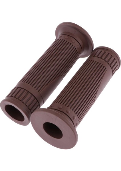 Çift 22MM 7/8 "kauçuk Gidon Tutamakları El Çubuğu Motosiklet Gri Kahverengi Için Evrensel (Yurt Dışından) indirimleri