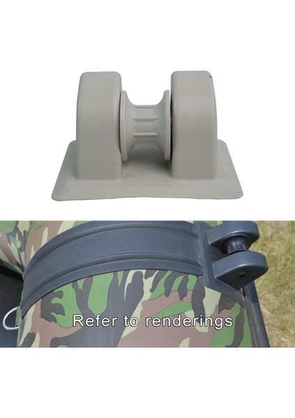 Kayık Çarkı Tekerlek Sırası Silindir Parçaları Kayak Dinghy Gri (Yurt Dışından) indirimleri