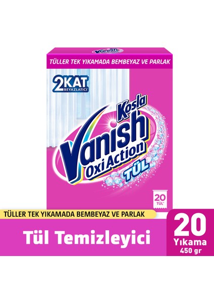 Kosla Tül Toz 450 gr x 2 Adet + Vanish Kosla Tül Parlatıcı 450 ml x 2 Adet