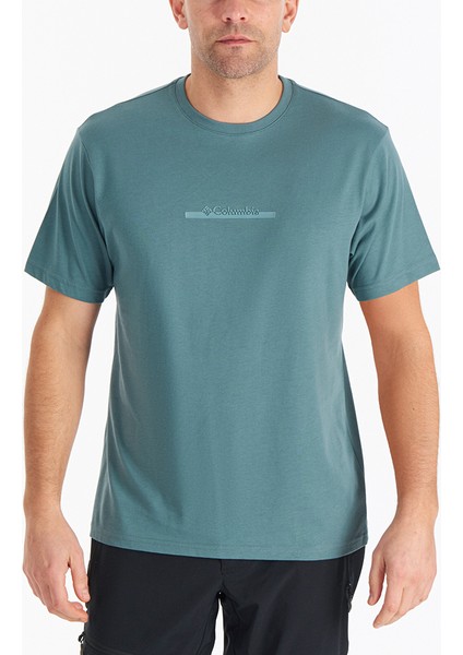 Csc M Bar Split Graphic Ss Erkek T-Shirt CS0121