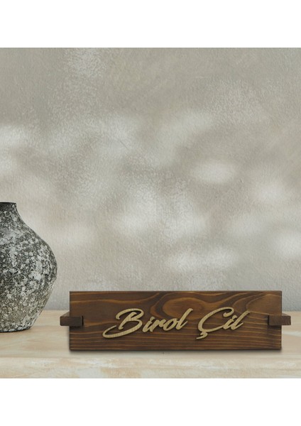 Gift Kişiye Özel Ahşap Kabartma Figürlü Masa Isimliği, Yeni Iş Hediyesi, Arkadaşa Hediye, Ofis Hediyesi