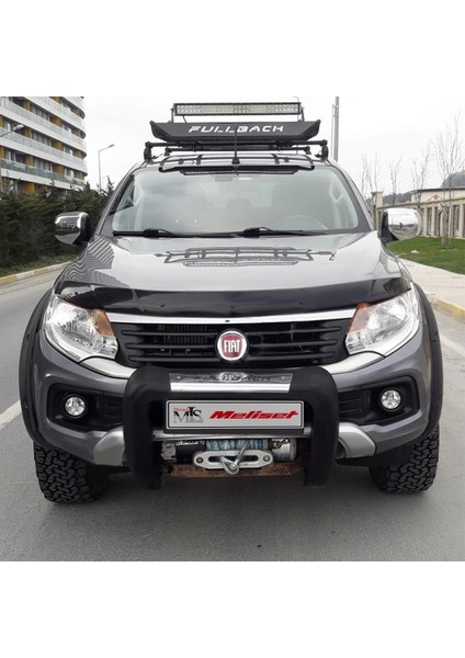 Fiat Fullback Ön Kaput Koruyucu Rüzgarlığı 2016-2019 Arası Uyumlu