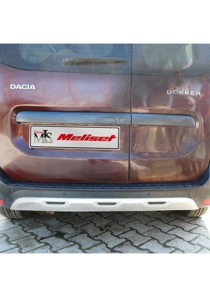 Dacia Dokker Arka Tampon Eşiği Mat Siyah 2013 ve Sonrası Uyumlu modelleri