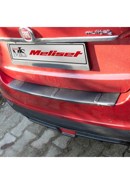 Fiat Egea Arka Tampon Eşiği Koruma Mat Siyah 2015 ve Sonrası Uyumlu