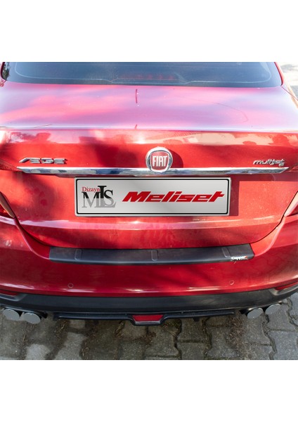 Fiat Egea Arka Tampon Eşiği Koruma Mat Siyah 2015 ve Sonrası Uyumlu fiyatları