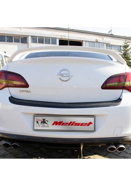 Opel Astra J Arka Tampon Eşiği Mat Siyah 2012-2018 Arası Uyumlu