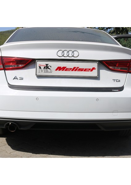 Audi A3 Arka Tampon Eşiği Mat Siyah 2017-2020 Arası Uyumlu modelleri