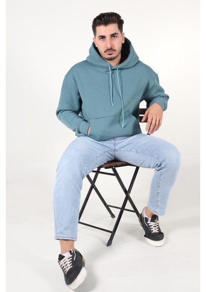 Erkek Sweatshirt Kapüşonlu