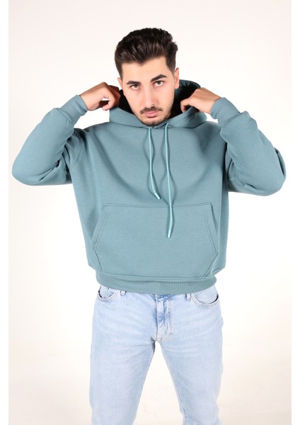 Erkek Sweatshirt Kapüşonlu