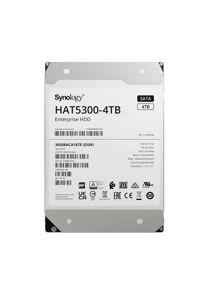 4tb Synology HAT5300-4T 7200 256M Siyah