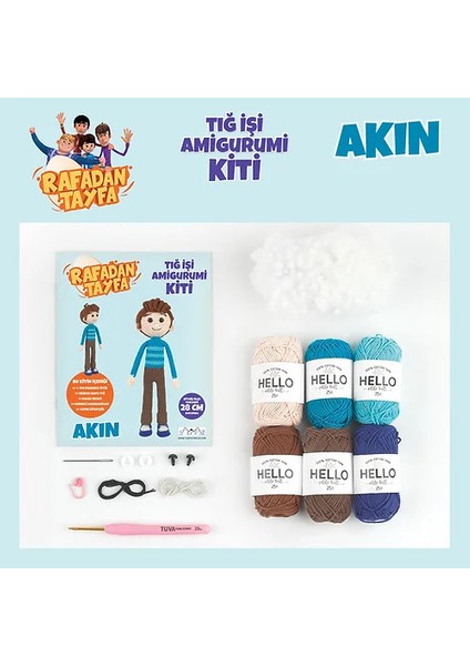 Rafadan Tayfa Akın Amigurumi Kiti