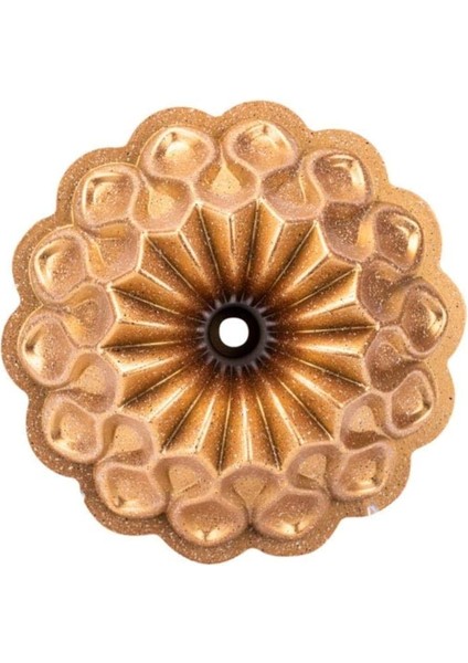 Damla Döküm Kek Kalıbı Gold