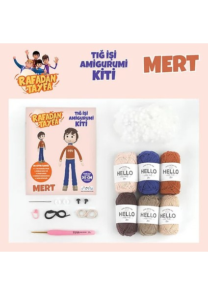 Rafadan Tayfa Mert Amigurumi Kiti