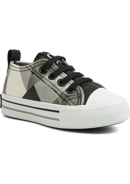 ® | BN-30795- 3394 Siyah Beyaz - Çocuk Spor Ayakkabı