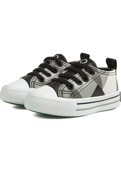 ® | BN-30795- 3394 Siyah Beyaz - Çocuk Spor Ayakkabı
