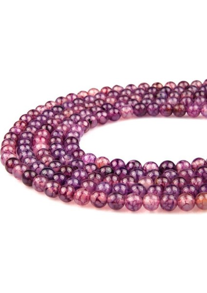 Akik Doğal Taş Dizi 8 mm Küre Kesim