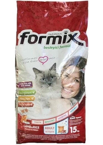 Yetişkin Kedi Maması Kuzu Etli 15 kg