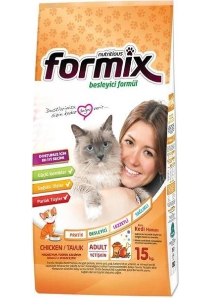 Formix Tavuklu Yetişkin Kedi Maması 15 kg