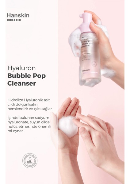 Hyaluron Bubble Pop Cleanser- Hyaluronik Asit Bazlı Yüz Yıkama Köpüğü [150 ml ] fırsatları