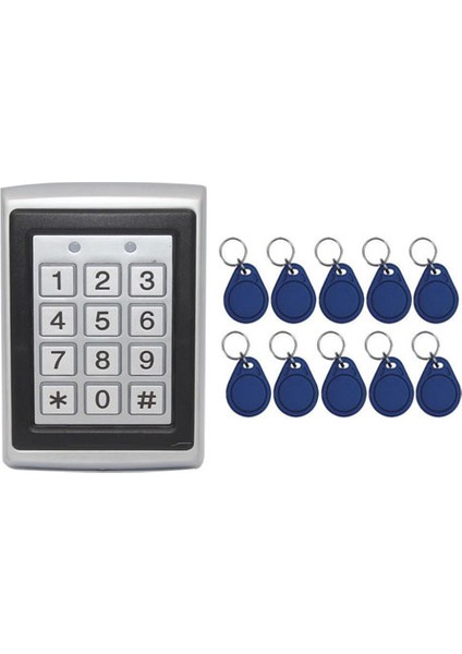 LrDph2 Dış Ortam Kartlı Şifreli Kapı Otomatiği Kilidi Ve 100 Keyfob Anahtarlık