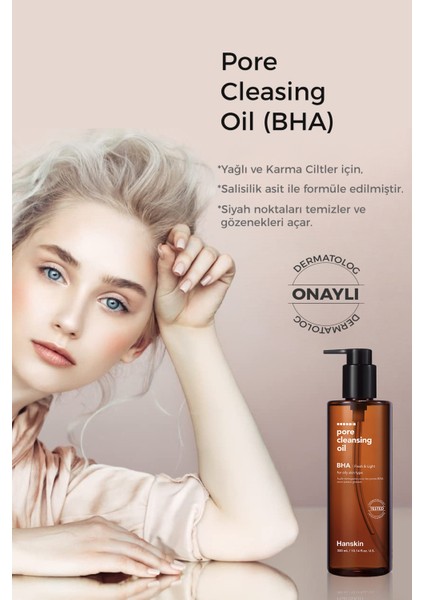 Pore Cleansing Oil Bha – KarmaYağlı Ciltler için /Makyaj Temizleme Yağı