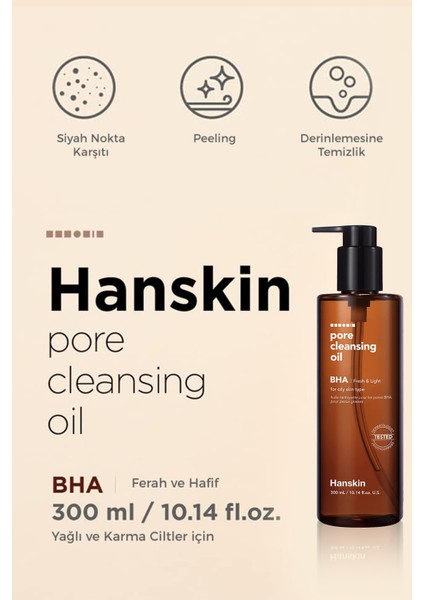 Pore Cleansing Oil Bha – KarmaYağlı Ciltler için /Makyaj Temizleme Yağı