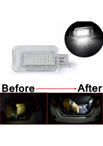 18-Smd LED Bagaj Bagaj Bölmesi Işık Kargo Alanı Işık Nezaket Kapı Lambası Honda Accord Civic Fit Acura Ilx Rsx (Yurt Dışından)