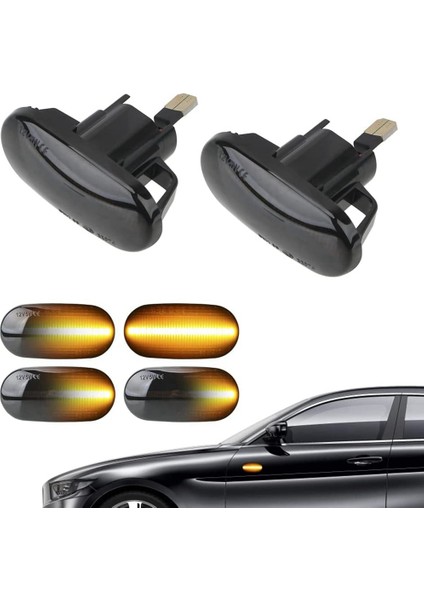 LED Dinamik Ön Çamurluk Yan Işaretleyici Işık Dönüş Sinyali Lambası Honda Civic Accord Şehir Cr-V Fit Caz Hr-V Değiştirme (Yurt Dışından) fırsatları