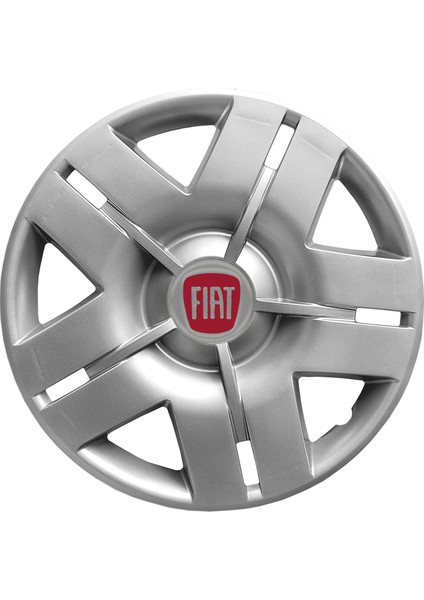 Fiat Brava 14 Inç Jant Kapağı Amblemli Gri 4 Adet 1 Takım 103