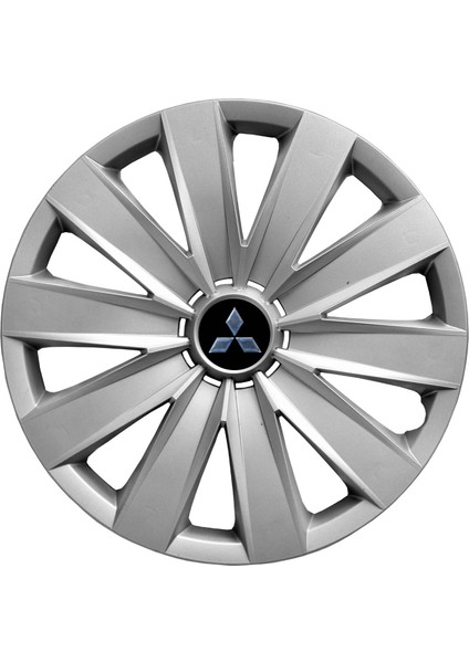 Mitsubishi Lancer 16 Inç Jant Kapağı Amblemli Gri 4 Adet 1 Takım 132