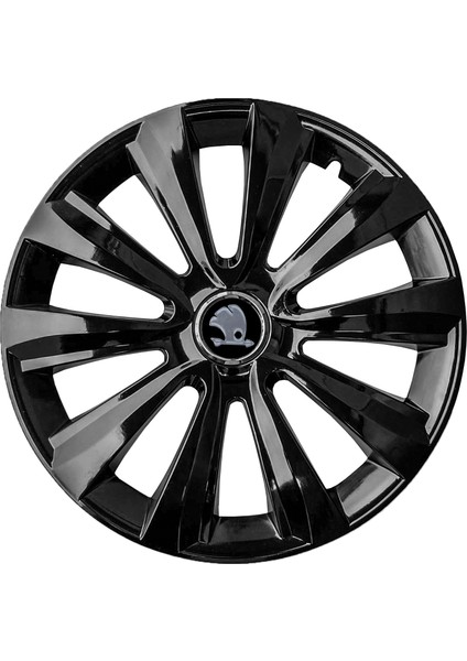 Skoda Scala 16 Inç Uyumlu Jant Kapağı Amblemli Piano Black 4'lü Takım 214 fiyatları