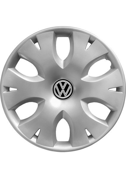 Volkswagen Caddy 15 Inç Jant Kapağı Amblemli Gri 4'lü Takım 141