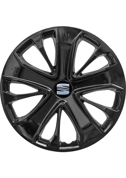 Seat Leon 15 Inç Jant Kapağı Amblemli Piano Black 4'lü Takım 215 fiyatları
