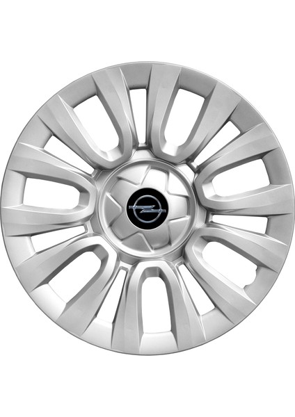 Opel Astra J 15 Inç Jant Kapağı Amblemli Gri 4'lü Takım 109