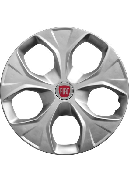 Fiat Panda 14 Inç Jant Kapağı Amblemli Gri 4 Adet 1 Takım 112