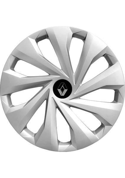 Renault Megane I 14 Inç Jant Kapağı Amblemli Gri 4 Adet 1 Takım 129
