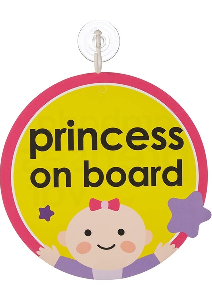 Araba Cam Yazısı Arabada Prenses Var (Pembe) fiyatları